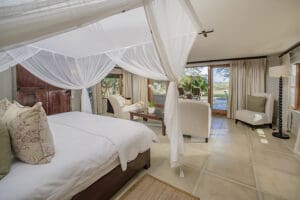 La suite ejecutiva Savanna en Savanna Private Game Reserve.