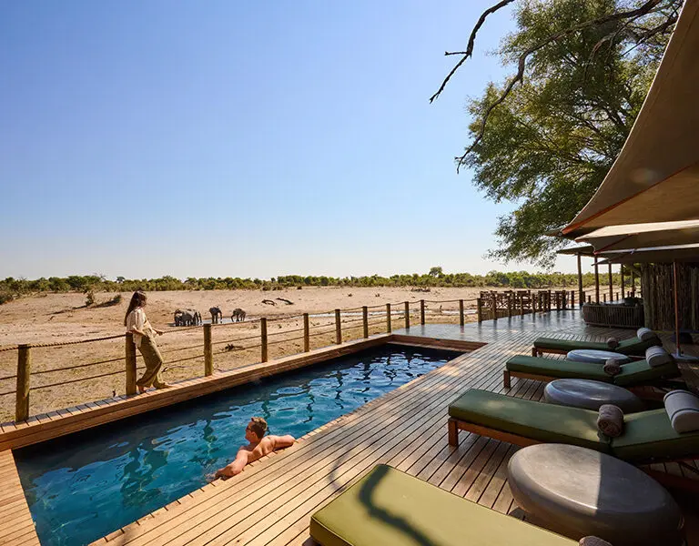 Have a refreshing dip in the pool.