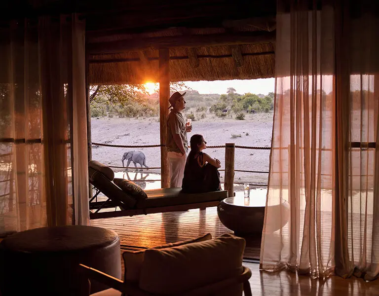 Take in the views from your private viewing deck.