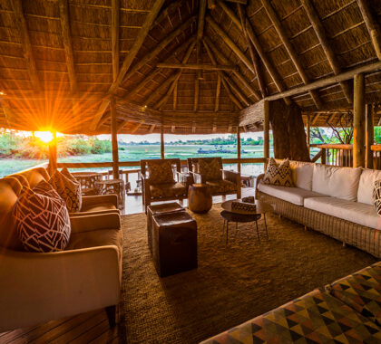 Catch an awesome sunset from the lounge.