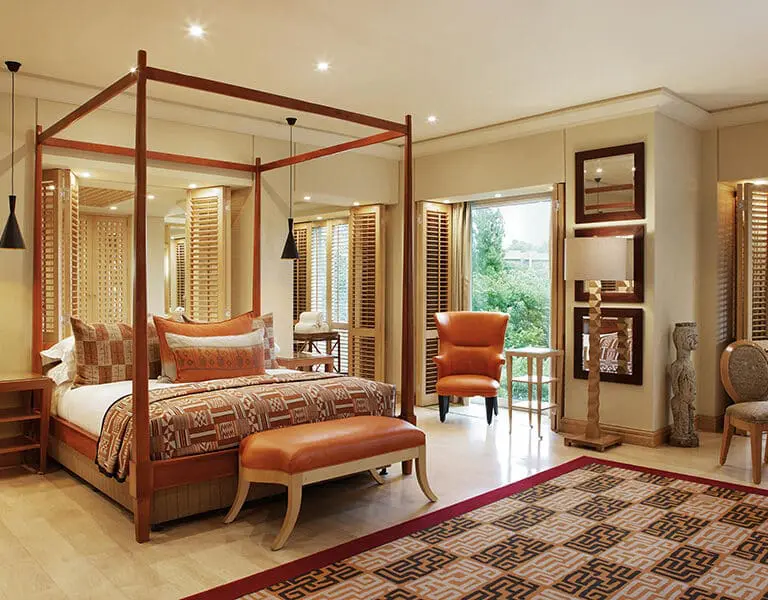 Dormitorio de la Villa Presidential Suite.