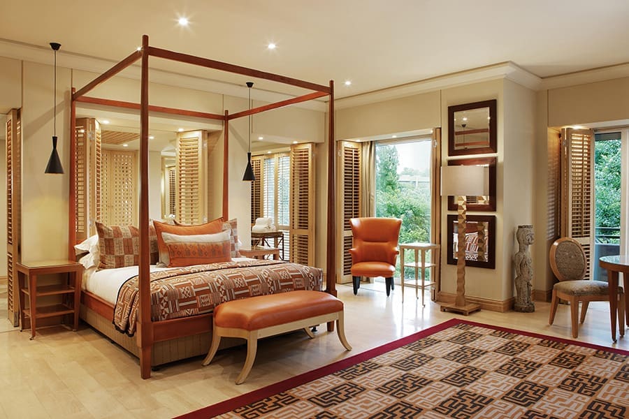 Dormitorio de la Villa Presidential Suite.