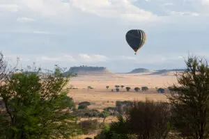 Experimente la belleza del Mara en globo aerostático en el Sayari Camp. | Asilia África