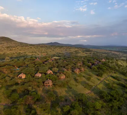 Exterior of the Seregenti serena safari lodge