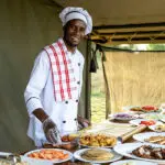 A traditional tented experience while enjoying excellent service and hospitality.