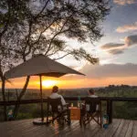 Enjoy sundowners with a view.