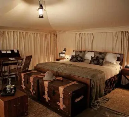 Feel as though you've gone back in time thanks to the traditional decor.