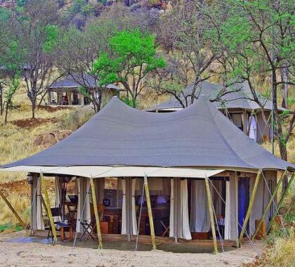 Each tent is spaciously located giving you a feeling of privacy and seclusion.