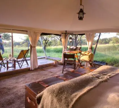 Serengeti Pioneer Camp verandah