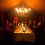 Enjoy Serian's famous 'farmhouse-fresh cuisine' in the ambience of the camp's dining tent.
