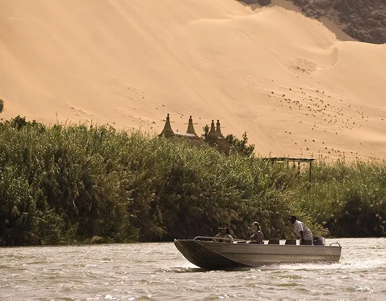 Take an exotic boat trip along the river.