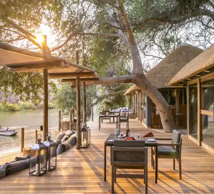 Serra Cafema, tucked away on the banks of the Kunene River.