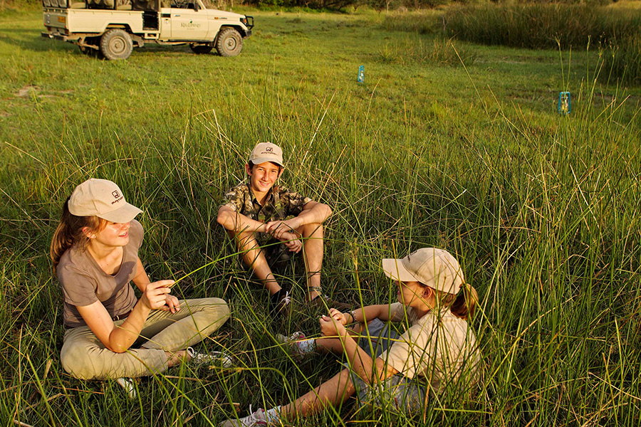 Young explorers learning about the Okavango Delta | Footsteps Across the Delta