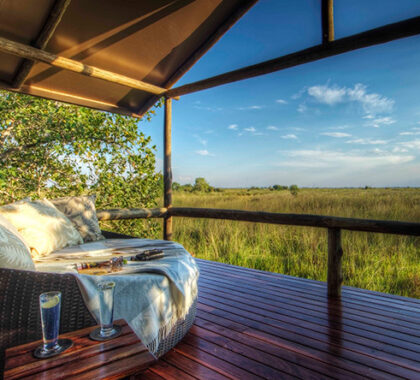 Shinde Enclave overlooks the private Shinde Concession in the Okavango Delta, one of the most prolific game viewing destinations in Africa.
