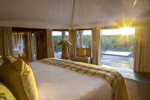 Views from your suite at Simbavati Hilltop.