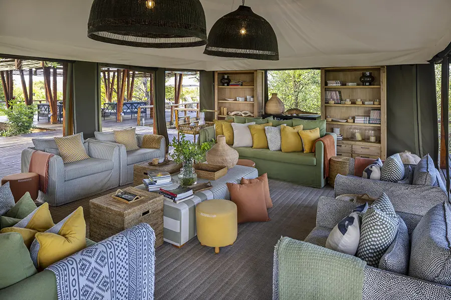 Mingle with fellow guests in the lounge area.