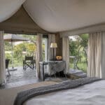 Interior de la Luxury Tented Suite.