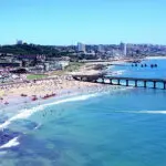 Port Elizabeth beach and the popular boardwalk.