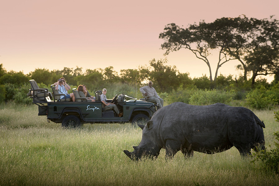 Game drives in Sabi Sand.