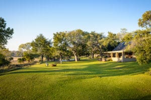 Césped de Singita Castleton.