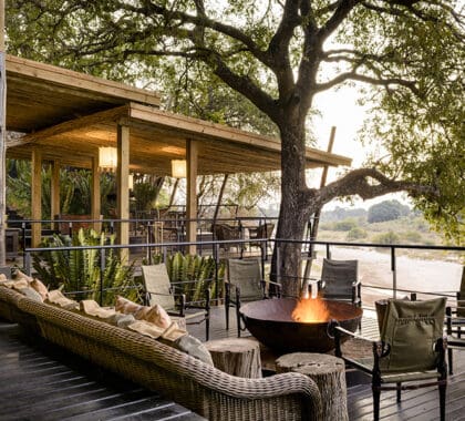 Disfrute de un safari de lujo con comodidad y estilo en el Singita Ebony Lodge.