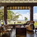Salón en la veranda. 