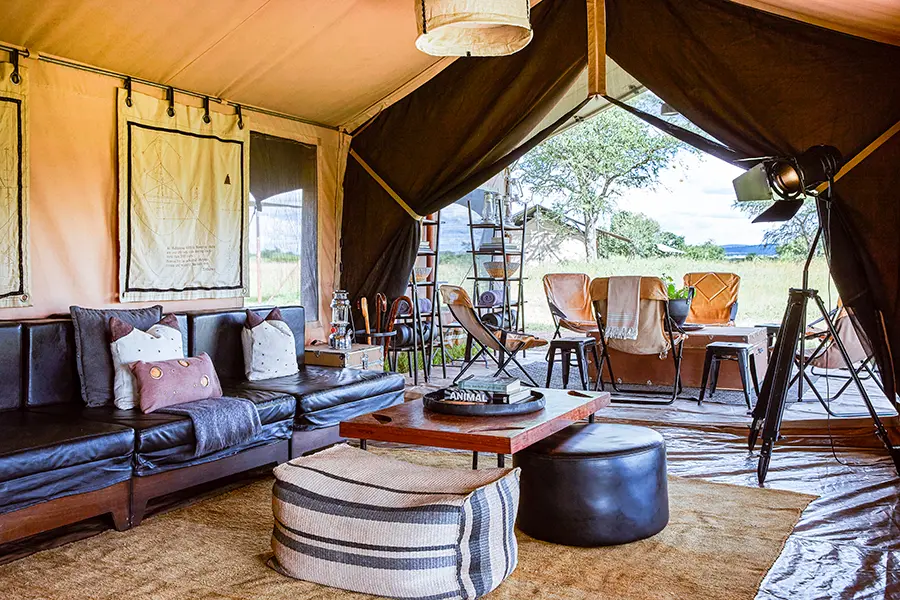 The lounge is ideal to spend the evenings relaxing.
