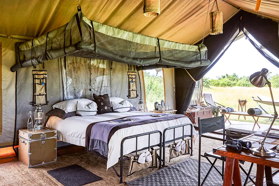 Keeping the true essence of a comfortable tent.