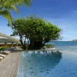 You are treated to views of the Indian Ocean from almost every angle at Six Senses Zil Pasyon.
