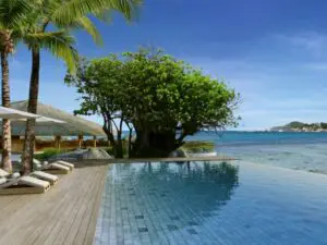 You are treated to views of the Indian Ocean from almost every angle at Six Senses Zil Pasyon.
