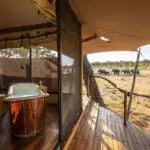Bath tubs encased in copper and superb views from your suite deck.