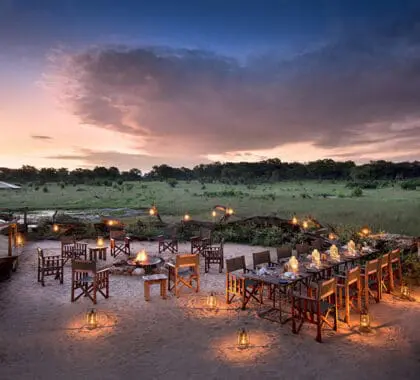 Comedor al aire libre. 