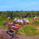 Somalisa Tented Camp is the perfect place to take in the beauty of Hwange National Park in Zimbabwe.