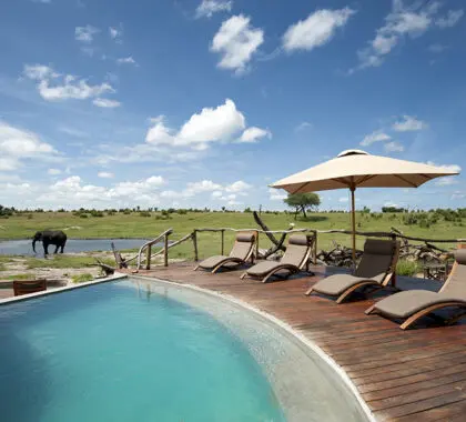 Una piscina acogedora.