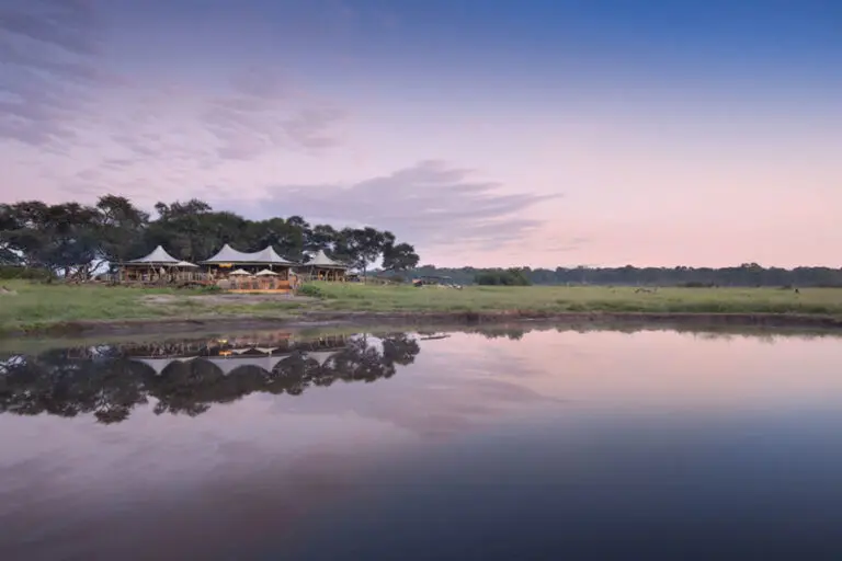 El Somalisa Tented Camp ofrece unas vistas magníficas.