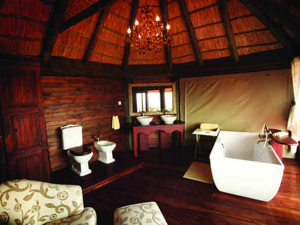 After a day of game-viewing you can freshen up in your spacious en-suite bathroom.