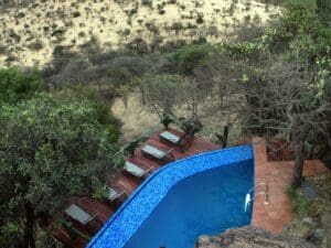 Catch some rays beside the pool as you take in the spectacular views.