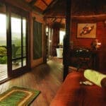 Your elegantly furnished bedroom opens onto a private balcony overlooking the vast Serengeti plains.