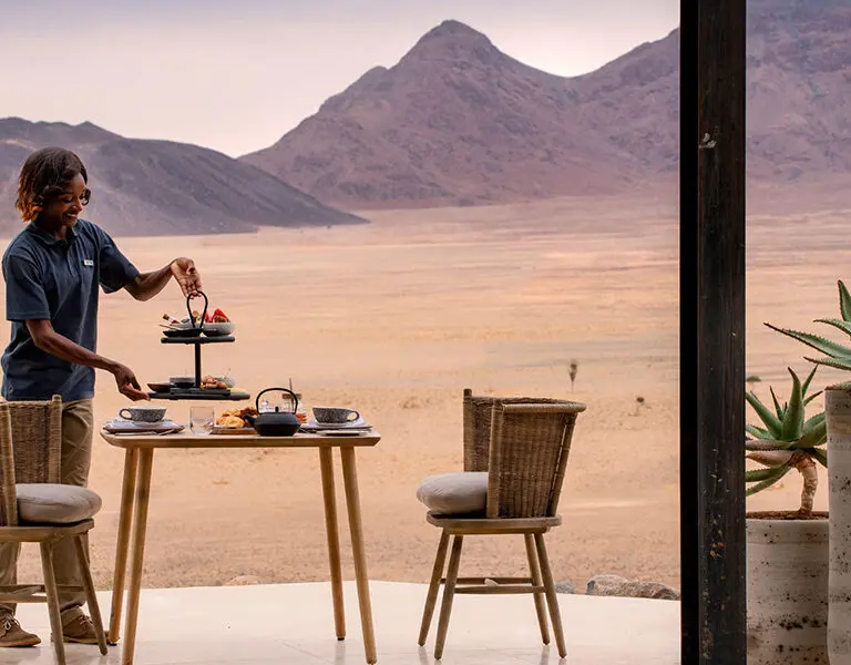 Breakfast is served.