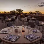 Sossusvlei Lodge al fresco terrace.