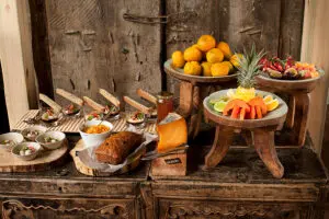 La comida en el safari será un punto culminante.