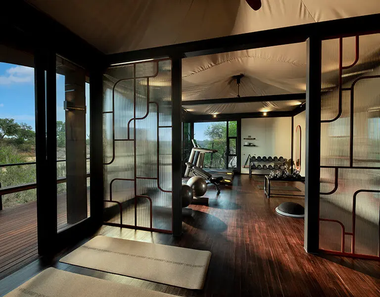 Keep up with your fitness regime at the lodge gym. 
