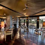 El comedor interior.