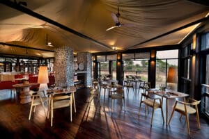 El comedor interior.