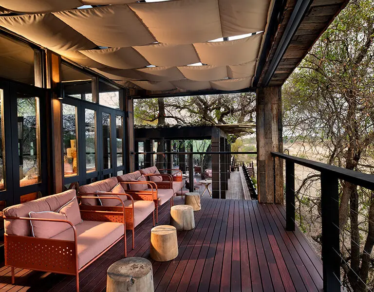 Relax on the deck.