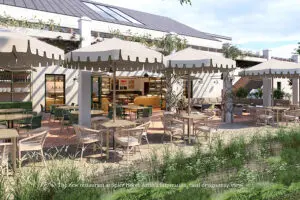 Restaurante del Hotel Spier - imagen renderizada.