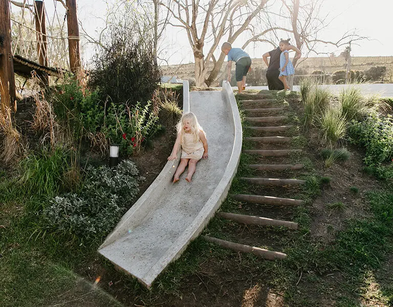 El jardín de juegos elementales de Spier.