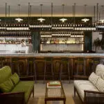 The lobby bar.