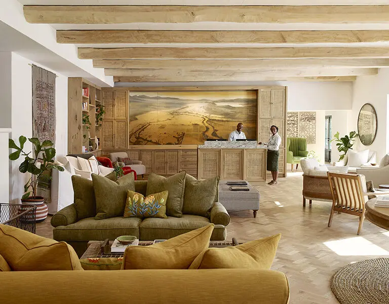 Spier Hotel reception.