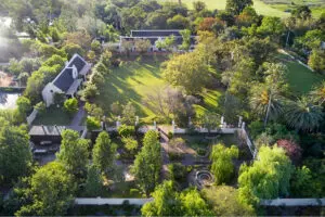 Aerial view of the Werf at Spier.